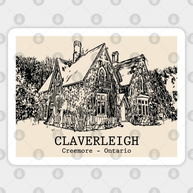 Claverleigh - Creemore ON Magnet by Lakeric